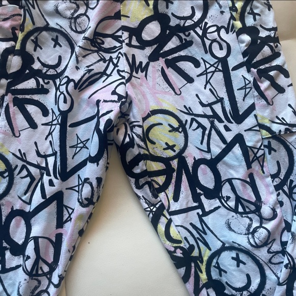 Good vibes intimate performance smiley face long tights. - Picture 4 of 4